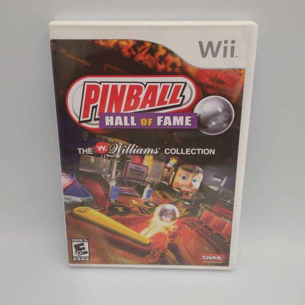 Pinball Hall of Fame: The Williams Collection (Nintendo Wii, 2008) w/ Manual Inc